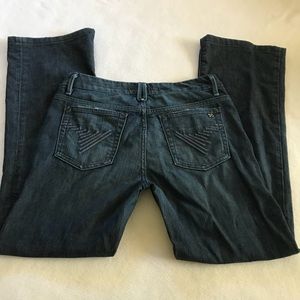 Joe's Jeans Dark Blue Flare & Wide Leg